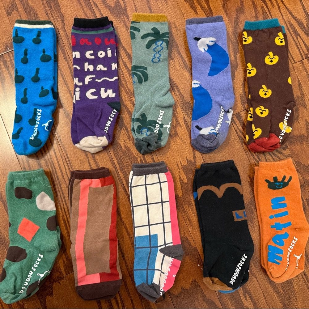 Limitedoudou Kids Patterned Socks (10pairs)